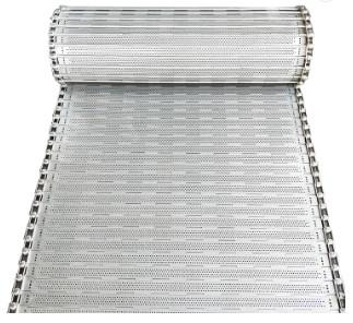 Desfaça-se da corrente superior Mesh Conveyor Belt System da veneziana para a usina