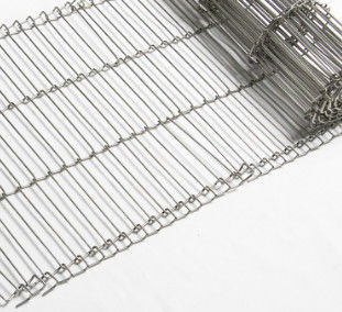 qualidade  Flat Flex 304 Stainless Steel Food Conveyor Belt Wire Mesh Fábrica