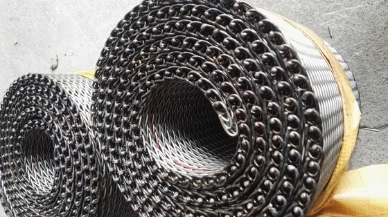 O produto comestível Diamond Mesh Steel Mesh cobre a correia transportadora para o forno