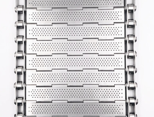 O elo de corrente do produto comestível SS304 articulou o transporte de correia de aço para o transporte de materiais