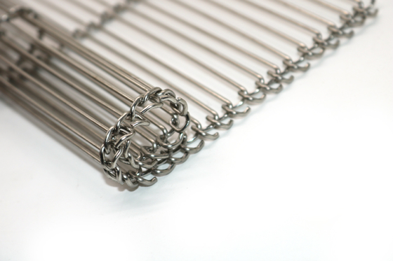 O composto equilibrou Oven Conveyor Belt Mesh Metal