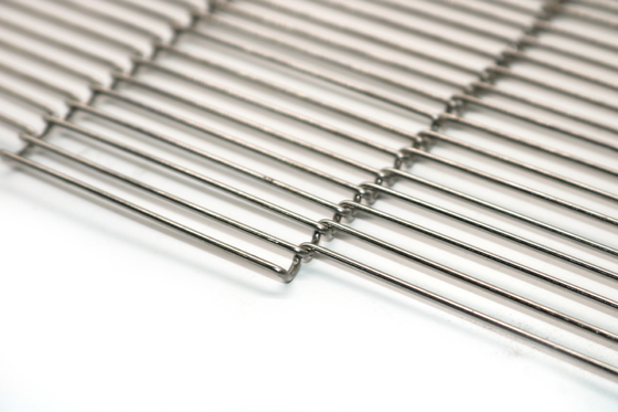 O composto equilibrou Oven Conveyor Belt Mesh Metal