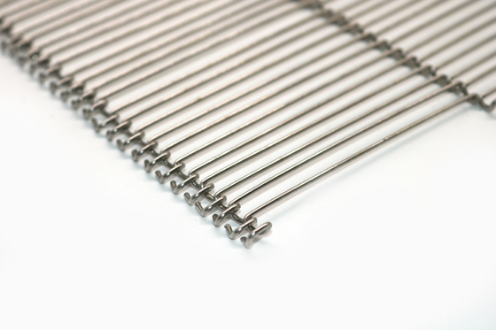 O composto equilibrou Oven Conveyor Belt Mesh Metal