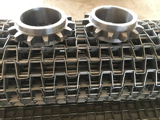 Correia transportadora da indústria alimentar de aço inoxidável da padaria para a batata Chip Drying