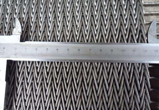O ODM tece o fio Mesh Belt Straight String Strip de aço inoxidável da corrente
