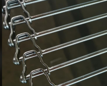 Fio pesado Mesh Belt For Conveyor Equipment do elo de corrente do calibre