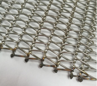 0.5mm-4mm equilibrou SS espirais prendem o forno de túnel de Mesh Belt Conveyor For Bakery
