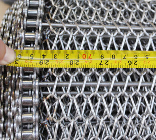 0.5mm-4mm equilibrou SS espirais prendem o forno de túnel de Mesh Belt Conveyor For Bakery