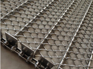 Convencionais feitos sob encomenda tecem Mesh Belt Wire Chain Conveyor de aço inoxidável
