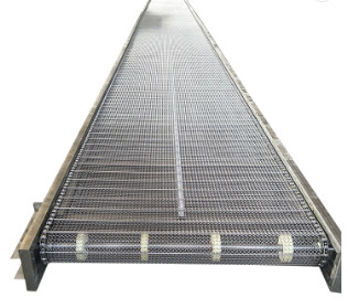 Desfaça-se da corrente superior Mesh Conveyor Belt System da veneziana para a usina