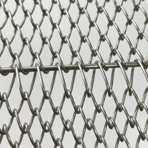 Elo de corrente de aço inoxidável galvanizado Diamond Mesh Steel Plate para as correias transportadoras