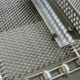 Elo de corrente de aço inoxidável galvanizado Diamond Mesh Steel Plate para as correias transportadoras