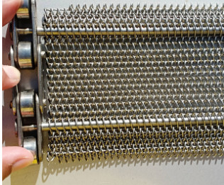 314 310s espiral de aço inoxidável de alta temperatura Mesh Conveyor Chain Belt Metal