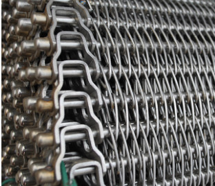 314 310s espiral de aço inoxidável de alta temperatura Mesh Conveyor Chain Belt Metal