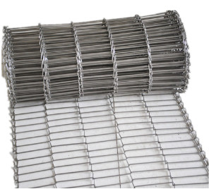 Correia transportadora lisa de aço inoxidável personalizada de Flex Belt Wire Mesh Egg