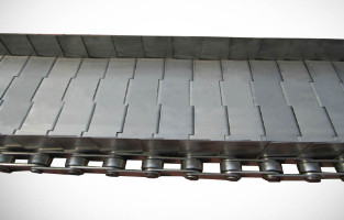 SS304 fio de aço inoxidável Mesh Conveyor Belt Slat Chain