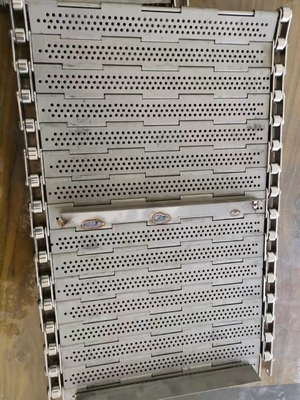 SS304 fio de aço inoxidável Mesh Conveyor Belt Slat Chain