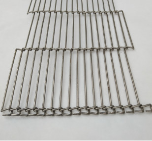 Correia de aço inoxidável de alta temperatura Mesh For Eggs Conveyor do fio do Enrober