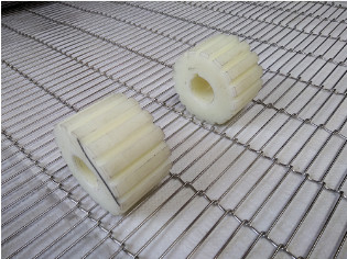 Correia de aço inoxidável de alta temperatura Mesh For Eggs Conveyor do fio do Enrober
