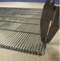 Fabricação Conveyable de aço inoxidável Mesh Wire da correia transportadora de SUS316L