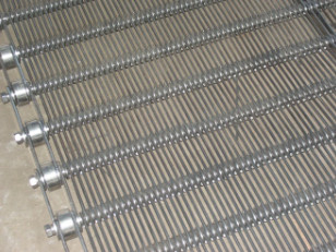 O forno de aço inoxidável da pizza de Mesh Belt Eye Link For do fio 316 da resistência térmica 304