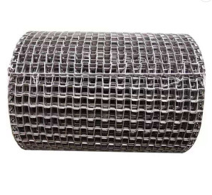 Corrente de aço inoxidável industrial Mesh For Assembly Line da correia transportadora de fio liso