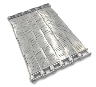 Placa de alta temperatura de Mesh Conveyor Belt Slat Band do fio