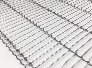 Elo de corrente liso Oven Conveyor Belt Iron Mesh para a indústria de transformação alimentar