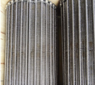 Cercar de relação de aço inoxidável Mesh Steel da espiral do transporte do ODM