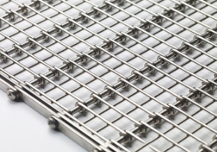 SUS302 metal flexível de aço inoxidável Mesh Wire 2 x 2 para a correia transportadora