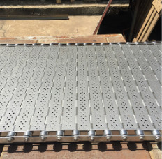 fio de aço inoxidável Mesh Conveyor Belt da corrente da veneziana de 110V 220V