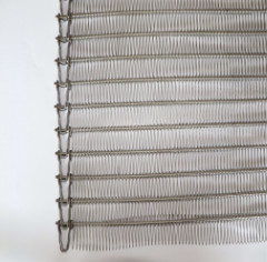 Malha lisa de aço inoxidável ajustável de Flex Belt Conveyor Sintered Wire