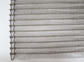 Malha lisa de aço inoxidável ajustável de Flex Belt Conveyor Sintered Wire