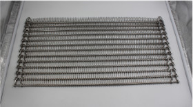 Espiral de aço inoxidável Mesh Belt Bakery Conveyor do fio SUS304