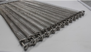Espiral de aço inoxidável Mesh Belt Bakery Conveyor do fio SUS304