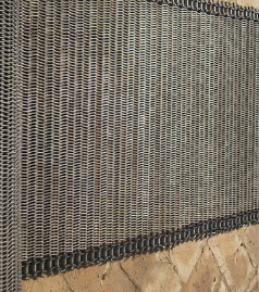 Correia transportadora lisa industrial de Flex Wire Extruded Steel Mesh do alimento para o cozimento do pão