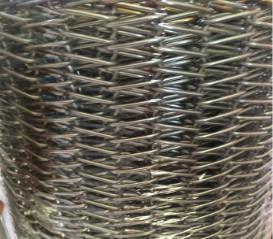 316L transporte de aço inoxidável Flex Belt Chain Link Mesh liso