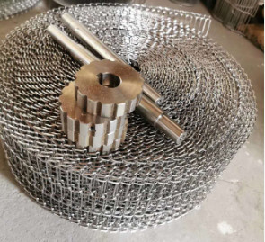 Correia transportadora Flex Metal Wire Mesh liso da pizza do produto comestível SUS304