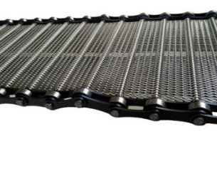 Planície dos SS 304 para tecer o fio Mesh Flat Wire Mesh Belt para a máquina seca da repreensão das porcas