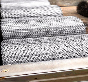 Indústria alimentar personalizada Diamond Mesh Steel Plate Conveyor Belt