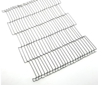 Alimento liso Oven Conveyor Belt Wire Mesh do cabo flexível SS304
