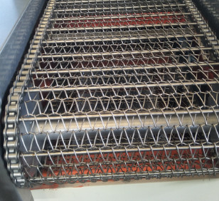 Ovo expandido de aço inoxidável Tray Dryers de Diamond Mesh Wire Conveyor Belt For do metal 316