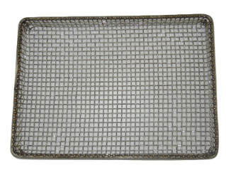 Fio trançado de aço inoxidável flangeado Mesh Frame da tela 304 314 310s
