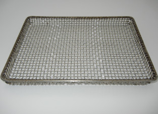 Fio trançado de aço inoxidável flangeado Mesh Frame da tela 304 314 310s
