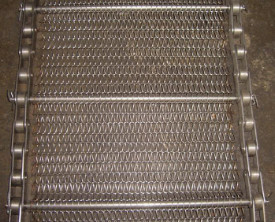 ODM Diamond Mesh Steel Wire With Chain de alta temperatura conduzido