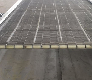 Fio liso da correia de Flex Metal Food Processing Mesh para o transporte