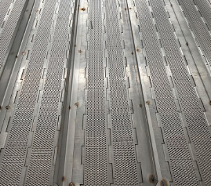 Transporte da grão de Mesh Conveyor Belt For Food do fio da relação da placa SUS304
