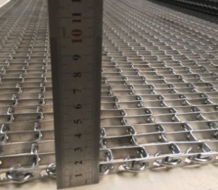 Fio liso Mesh For Bakery da correia de Flex Enrobe Stainless Steel Conveyor