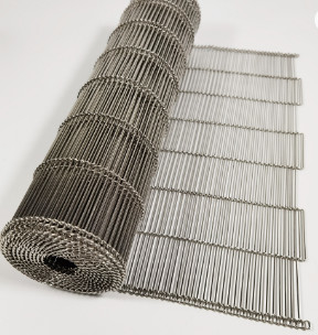 Alimento de aço inoxidável Mesh Belt For Baking do transporte do fio do forno 316 da pizza