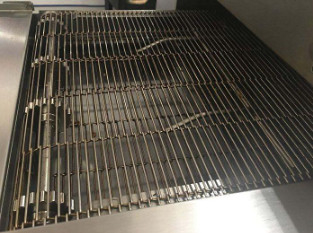Alimento de aço inoxidável Mesh Belt For Baking do transporte do fio do forno 316 da pizza